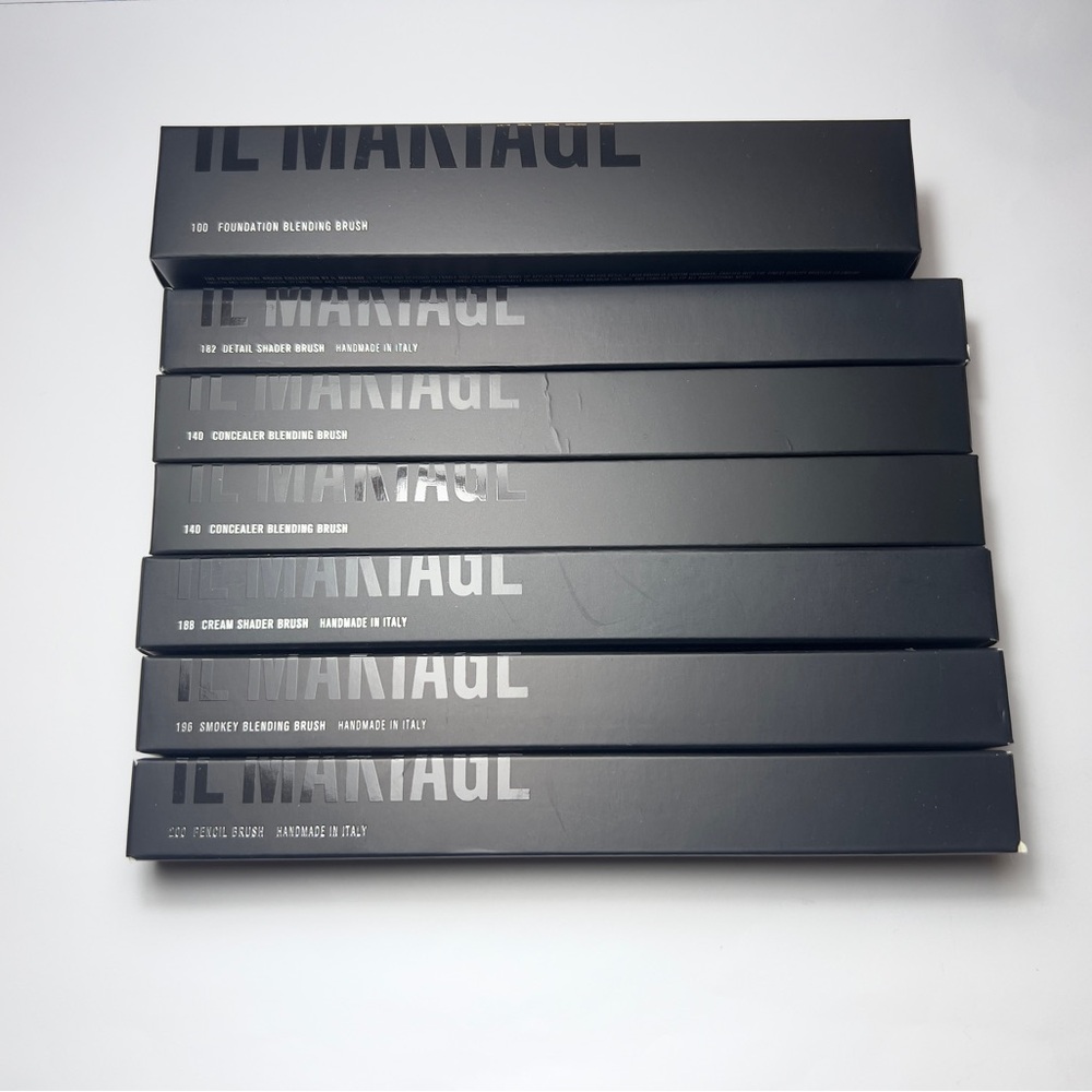 New il makiage make up brush LOT made in Italy